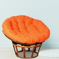 thumbnail image 6 of simhoa Outdoor Seat Cushion Swing Hanging Chair Cushion Portable 50cm Round Floor Cushion Rattan Cushion for Swing Chair Living Room Orange, 6 of 10
