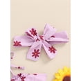 thumbnail image 5 of Suealasg Newborn Girl Summer Bodysuit +Headband Sleeveless Daisy Print Romper 3 6 12 18 Months Baby Girl Clothes, 5 of 6