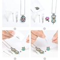 thumbnail image 5 of Hollow Urn Cremation Jewelry for Ashes Pet Paw Print Urn Cremation Jewelry for Dog / Cat / Pet Memorial Jewelry Gifts Memorial Locket Ashes Urn Necklace, 5 of 6
