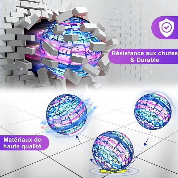 ANOEPUY Bola voladora, bola voladora orbi para niños, bola mágica con luz RGB, juguete volador para niños y niñas, regalos a partir de 6 a 12 años (azul ANOEPUY Bola voladora, bola voladora orbi para niños, bola mágica con luz RGB, juguete volador para niños y niñas, regalos a partir de 6 a 12 años (azul