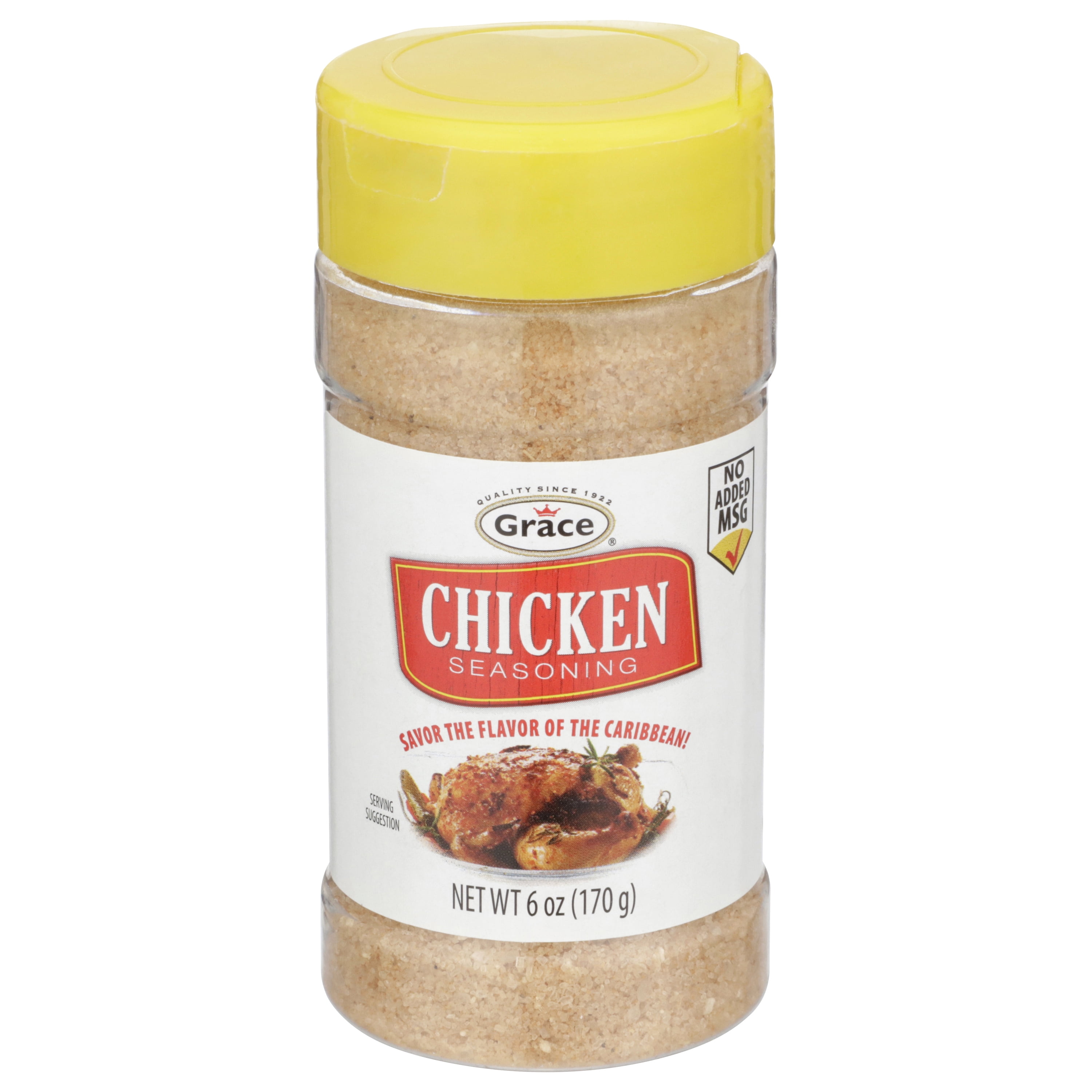 (5 pack) Grace Chicken Seasoning, 6 oz Bottle