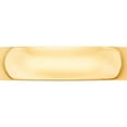 thumbnail image 2 of 14K Yellow Gold 14Ky 5mm Ltw Half Round Band Size 10.5 Made In United States hrl050-10.5, 2 of 5