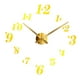 thumbnail image 3 of Reloj de pared 3D DIY Gloria Reloj de pared grande moderno sin marco dorado, 3 of 6