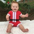 thumbnail image 3 of KVPLBQFD Christmas Toddler Outfit Little Girl Clothes Size 7-8 Boy Clothes 6-9 Months Baby Clothes Boy 3-6 Months Newborn Girl Outfits Vacation, Red 0-3 Months, 3 of 9