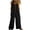 Black#20266, variant on pstuiky Jumpsuits for Women Dressy Women's Linen Sleeveless Jumpsuit Summer Casual Wide Leg Romper Plus Size Jumpsuit with Button Front with Pockets One Piece Outfit