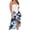 Navy independence day dresses for women, variant on Wenini Dresses for Women 2023 Sleeveless Floral Print Tube Top Midi Summer Dresses Fashion Loose Casual Sundress SexyEmpire Waist Split Tube Top Dress Red M