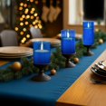 thumbnail image 3 of Velas sin llama Amagic Blue Glass con mando a distancia, juego de 3, 3 of 6