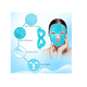 thumbnail image 3 of Máscaras De Dormir Hielo Para Ojos Y Cara Frio/caliente 2pcs Xtellar Azul, 3 of 3