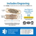 thumbnail image 2 of MedicEngraved Rose Gold Stainless Steel Custom Medical Alert Bracelet - 6mm Infinity Link, 2 of 7