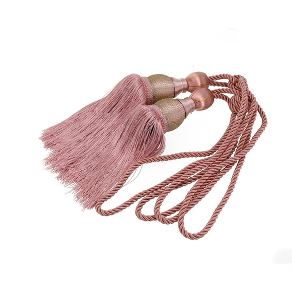 Bgsha 2 Pcs Grand Rideau à Boules avec Pompon pour Attaches
