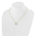 thumbnail image 4 of 14K Yellow Gold Cable Diamond Necklace Chain True Origin 1/2 carat Lab Grown VS/SI D E F Eternity 18 inch 16 mm, 4 of 6