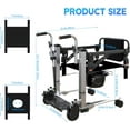 thumbnail image 2 of Electric Patient Lift Transfer Chair - Portable Car Lift Aid, Suitable for Elderly Care Workers, Lightweight Bedside Bathroom Wheelchair, 2 of 5