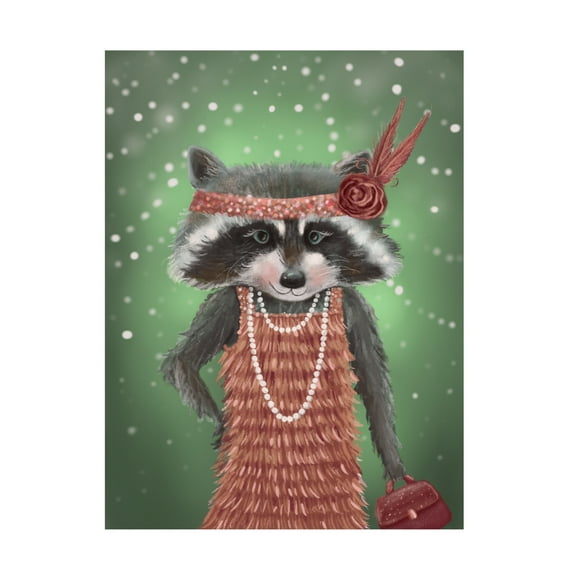 Canvas Wall Art - Christine Rotolo 'Animal Personality 2' Wall Art for Living Room, Bedroom, or Office Décor by Trademark Fine Art - 14 x 19 Inches