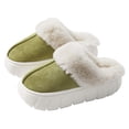 thumbnail image 2 of Casa Zapatos para Mujer Caliente Invierno Memoria Peluda Interior Exterior, 2 of 8
