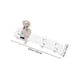 thumbnail image 2 of unbranded 2Jgo Cerradura Hasp Para Con Llave En Inoxidable Plata Para Hogar, 2 of 7