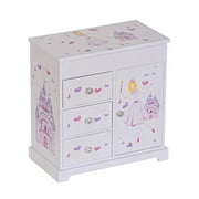 Mele & Co. Adalyn Girl's Musical Ballerina Jewelry Box (Castle & Fairy Princess Design)
