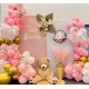 thumbnail image 3 of Juego de globos con forma de confeti AIOZX, oro rosa, 50 unidades, 30 cm, con cintas, 3 of 7