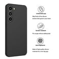 thumbnail image 2 of Cell Phone Cases For S23，S23 Plus，S23 Ultra, Takfox Liquid Silicone Gel Rubber Shockproof Case Ultra Thin Fit Samsung S23 Case Slim Matte Surface Cover for Samsung Galaxy S23 5G - Black, 2 of 6