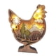 thumbnail image 5 of Escultura de silueta de arte de madera estatua de decoración de animales para mesa de salón Pollo Gloria Escultura de silueta de oso, 5 of 9
