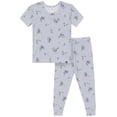 thumbnail image 2 of Modern Moments by Gerber Gender Neutral Viscose Short Sleeve Pajama Set, 2-Piece, Sizes 12 Months - 5T, 2 of 11