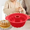 thumbnail image 6 of Bobasndm 3-Cup Non-Stick Silicone Cake Pan, 11” Diameter Cups, 6 of 9