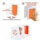 thumbnail image 3 of Kit de huellas de manos de bricolaje Kits de almohadillas de tinta de contacto sin tinta para Baby Paw (naranja) Tmvgtek Para estrenar, 3 of 9
