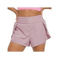 thumbnail image 5 of Franhais Women’s Casual Sport Shorts with Lining Fashion Solid Color High Waist Running Short Pants, 5 of 9