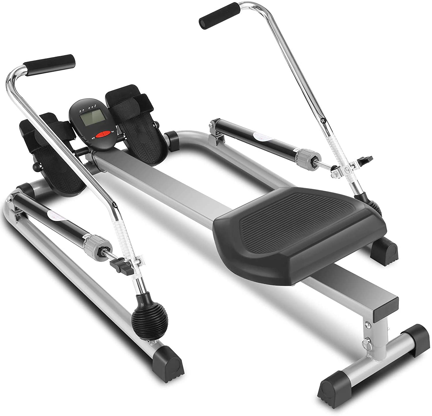 Details about   Hydraulic Rower Rowing Machine Adjustable Incline & 12 Resistance Cylinder USA 