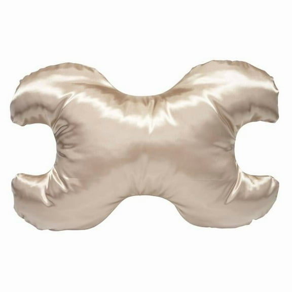 "Save My Face!" Le Grand Pillow (Chocolate, Satin)