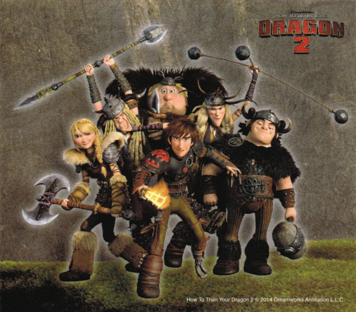 How To Train Your Dragon 2 Vikings Group Shot Sticker