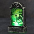 thumbnail image 2 of Halloween Tombstone Costume Props LED Luminous Skull Tombstone Halloween Scary, 2 of 2