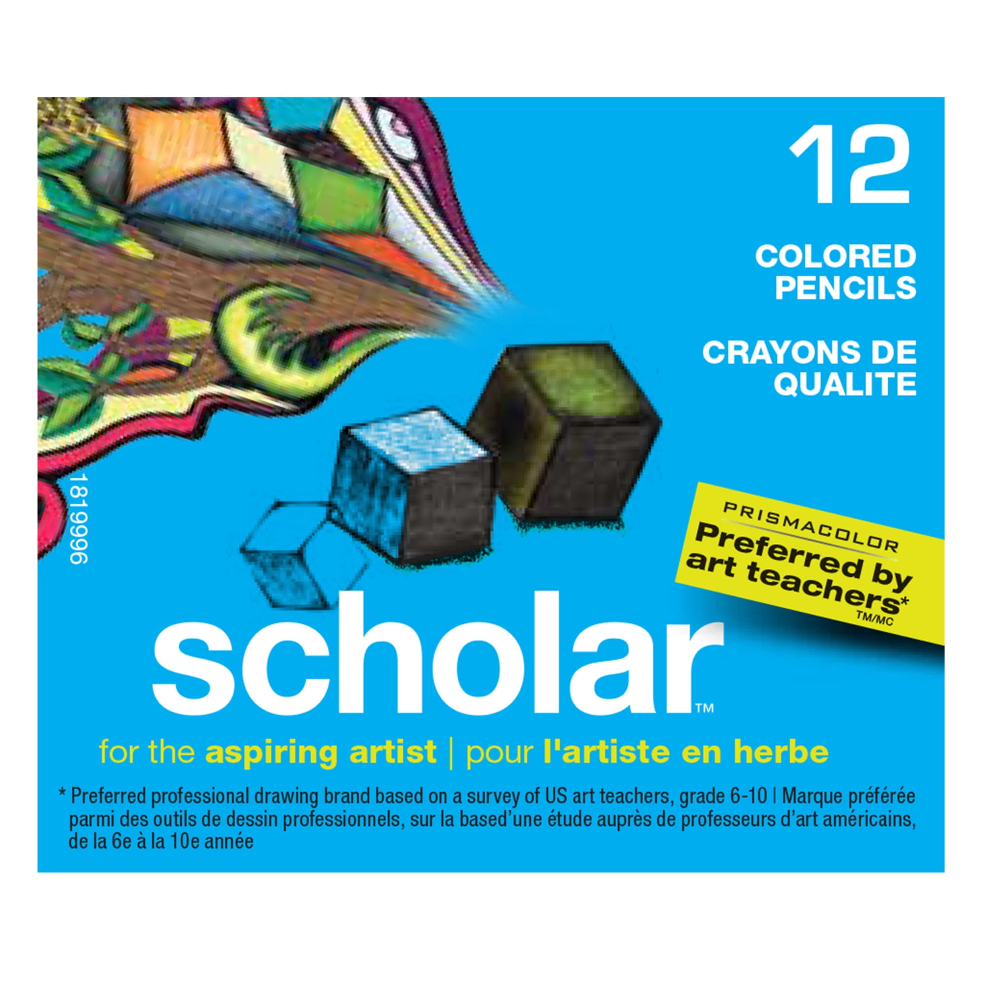 Prismacolor Scholar Colored Pencils, 12 Pack