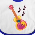 thumbnail image 4 of Inktastic Guitar Music Retro Musician Boys or Girls Baby Bib, 4 of 4
