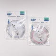 thumbnail image 3 of 2uds. Todo transportador circular 10 cm puntero de 360 ​​grados regla buscador de ángulos aleatorio, 3 of 6