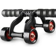 thumbnail image 4 of Abdominal Exercise Roller for Six Pack Abs, Core Workout Trainer, Stomach Exercises with Knee Mat, Sport Fitness for Men and Women, 4 of 7