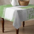 thumbnail image 4 of Sage Green Grey Oil Painting Table Cloth Waterproof Tablecloths, Abstract Modern Geometric Tablecloth Dining Table Cover for Kitchen Party Tabletop Outdoor, Square Tablecloth 60x60 Inch, 4 of 9