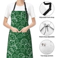 thumbnail image 6 of Lsque Soccer Waterproof Apron Chef Aprons for Men Heavy Duty Chemical Work Apron Extra Long Grilling Aprons with Adjustable Bib Apron, 6 of 9