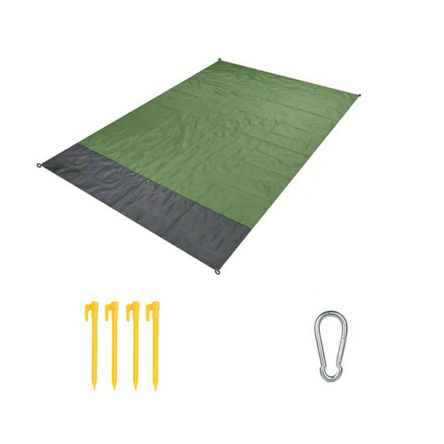Colchoneta para acampar Yuarrent rectangular a prueba de humedad antidesgarro plegable