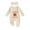 White-TUK, variant on Mnyotv Halloween Embroidery Jumpsuit with Headbands Fall Winter Clothes Infants Baby Girls Outfits Size 0-3Months