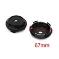 thumbnail image 2 of Unique Bargains 4 Pcs 67mm Dia 4 Lugs Black Plastic Tyre Wheel Center Hub Caps Cover for Car, 2 of 2
