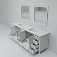 thumbnail image 6 of Jacques 84 in. W x 22 in. D White Double Bath Vanity, White Quartz Top, and 34 in. Mirrors, 6 of 9