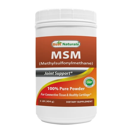 Best Naturals MSM Powder 1 Lb (454gm) (Best Drugstore Powder Without Flashback)