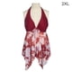 thumbnail image 2 of sweethay 2021 Sexy traje de baño de una pieza Push Up traje de baño mujer volante ajustable hombro traje de baño traje de baño ropa de baño Traje de baño Vino tinto XXL sweethay OD001289-17, 2 of 6