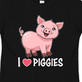 thumbnail image 4 of Inktastic I Love Piggies Cute Pig Boys or Girls Toddler T-Shirt, 4 of 5