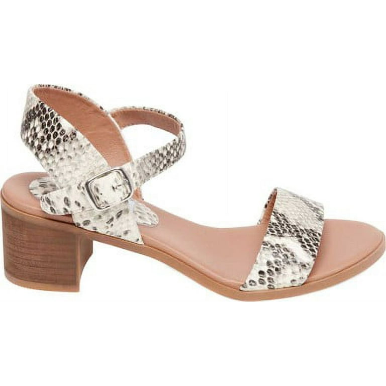 Steve Madden April Natural Snake Women s Shoes 6