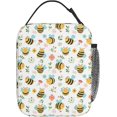 thumbnail image 3 of Black Bats Insulated Lunch Bag, Lunch Box for Office Travel, Lunch Bag for Men and Women, 3 of 6