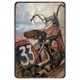 thumbnail image 1 of Letrero Hojalata Metal Vintage para Moto Pintura Hierro Rectangular Pared Y Bar 30x40cm, 1 of 9