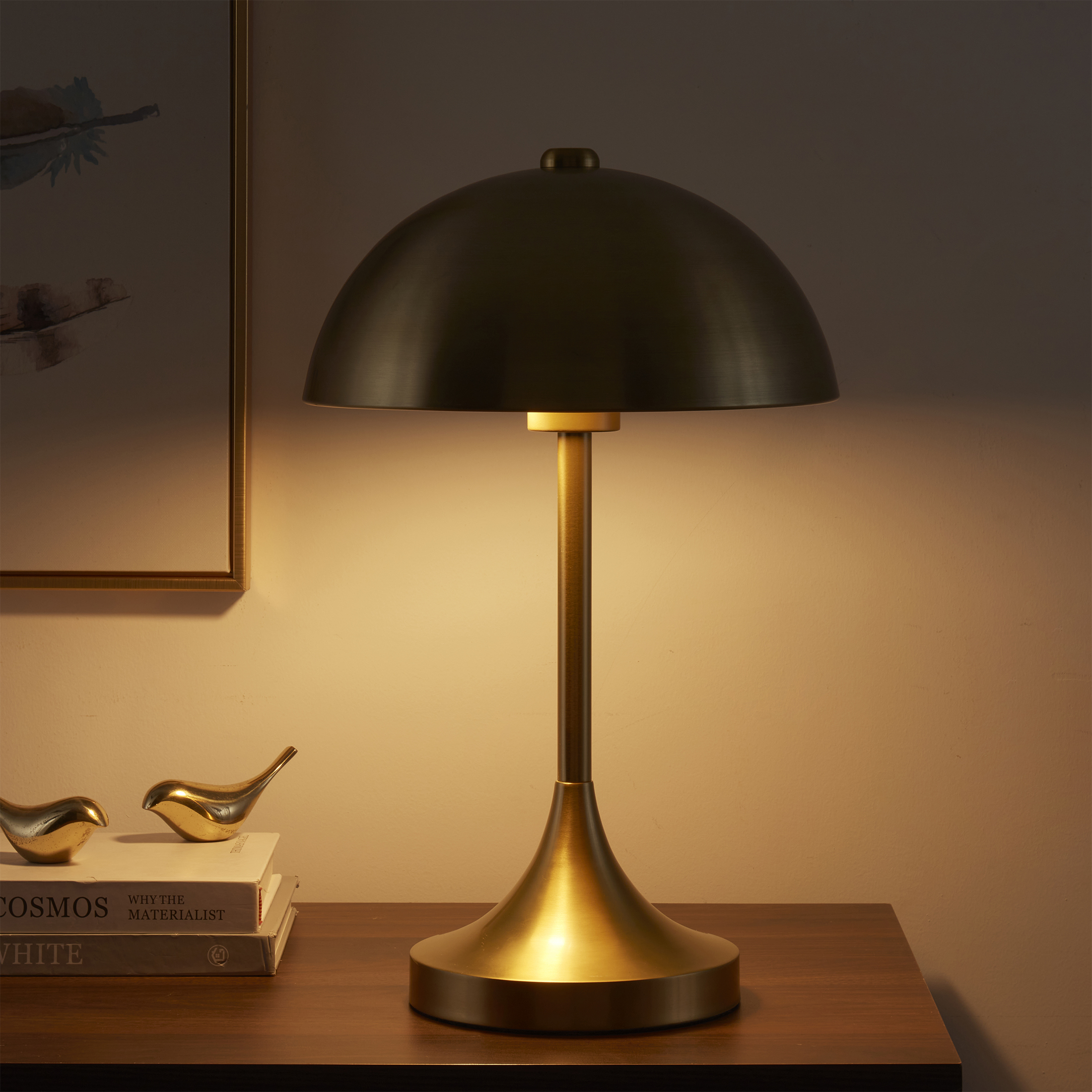 Better Homes & Gardens Modern Dome Touch Table Lamp, 18 in photo 6