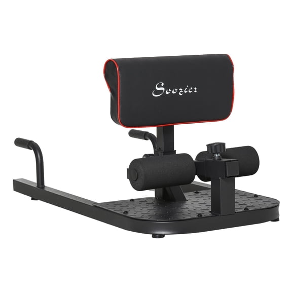 3-in-1 Adjustable Home Gym Machine for Push-Ups, Sit-Ups & Squats, Black Fitness Equipment