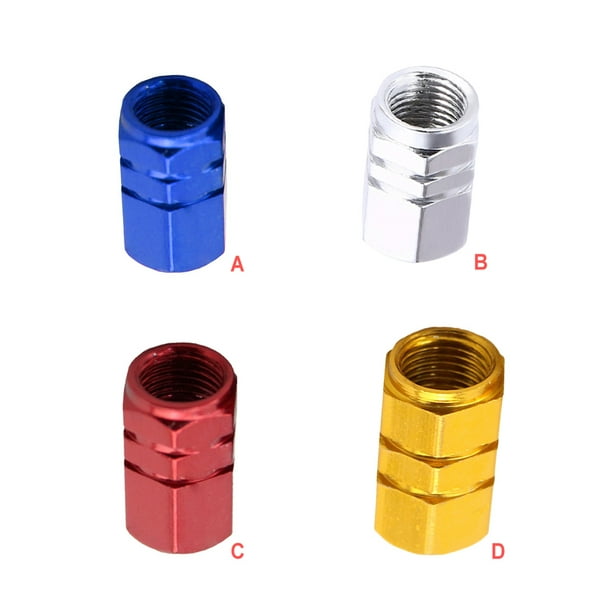 4 Pcs Decorative Tire Caps Convenient Sturdy Tires Valves Cover Simple